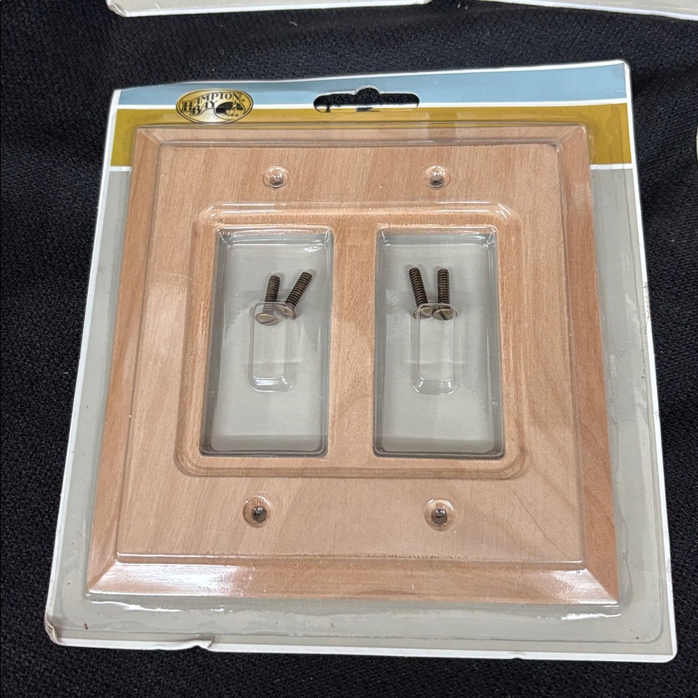 Wooden Light Switch Wall Plate Covers NIB - Picture 2 of 6